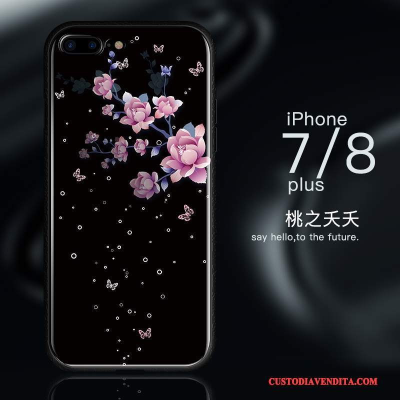 Custodia iPhone 8 Silicone Nuovo Blu, Cover iPhone 8 Protezione Anti-caduta Tutto Incluso
