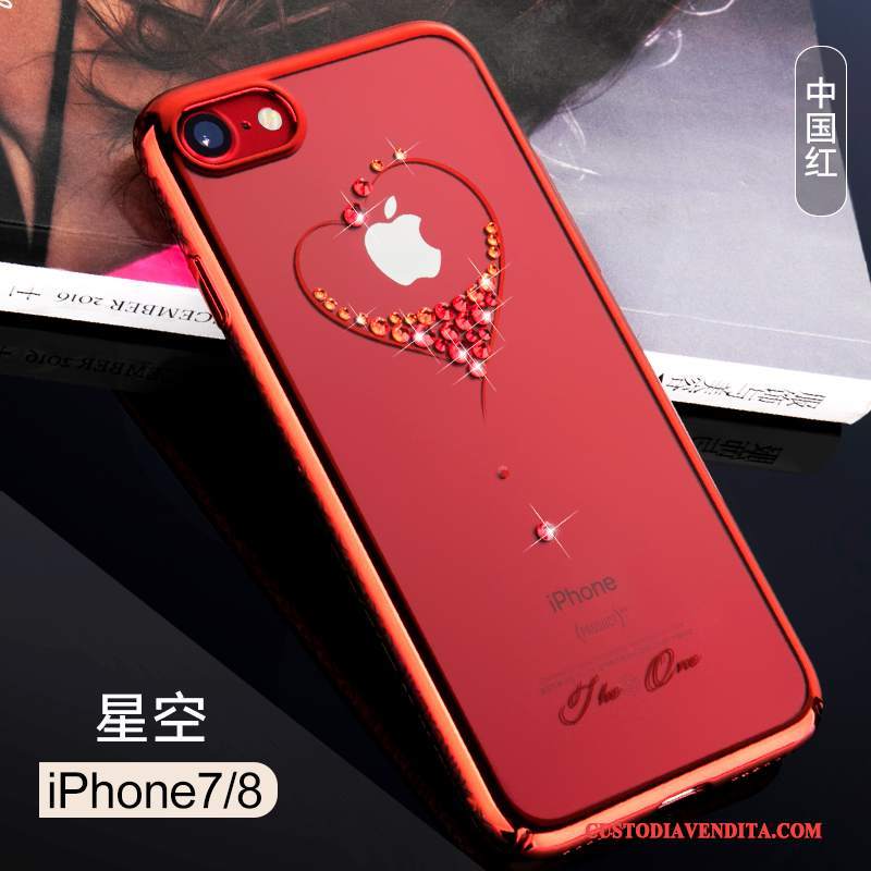 Custodia iPhone 8 Strass Elegantetelefono, Cover iPhone 8 Tendenza Nuovo