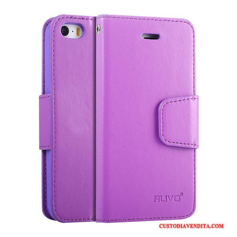 Custodia iPhone Se Silicone Telefono Morbido, Cover iPhone Se Pelle Anti-caduta Verde