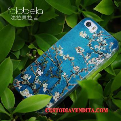 Custodia iPhone Se Silicone Telefono Tendenza, Cover iPhone Se Goffratura Morbido Anti-caduta