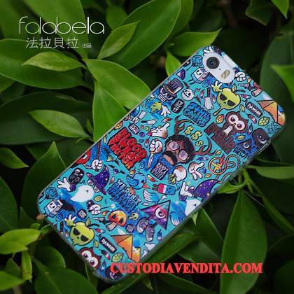 Custodia iPhone Se Silicone Telefono Tendenza, Cover iPhone Se Goffratura Morbido Anti-caduta