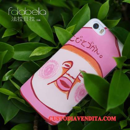 Custodia iPhone Se Silicone Telefono Tendenza, Cover iPhone Se Goffratura Morbido Anti-caduta