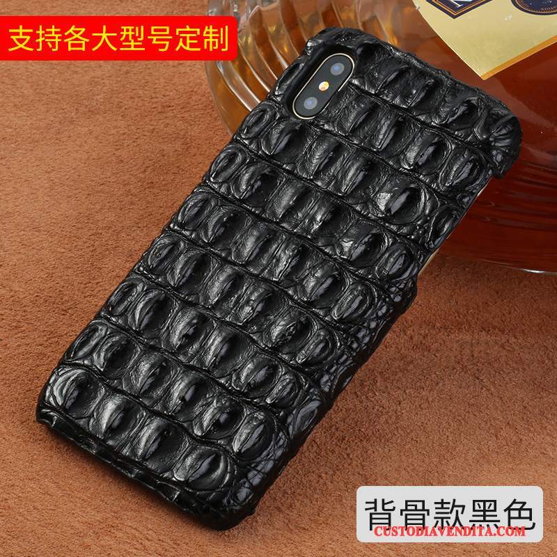 Custodia iPhone X Pelle Personalizza Anti-caduta, Cover iPhone X Creativo Di Personalità Nuovo