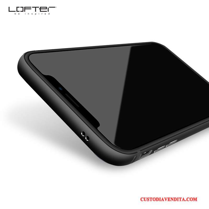 Custodia iPhone X Silicone Telefono Nuovo, Cover iPhone X Nero Bianco