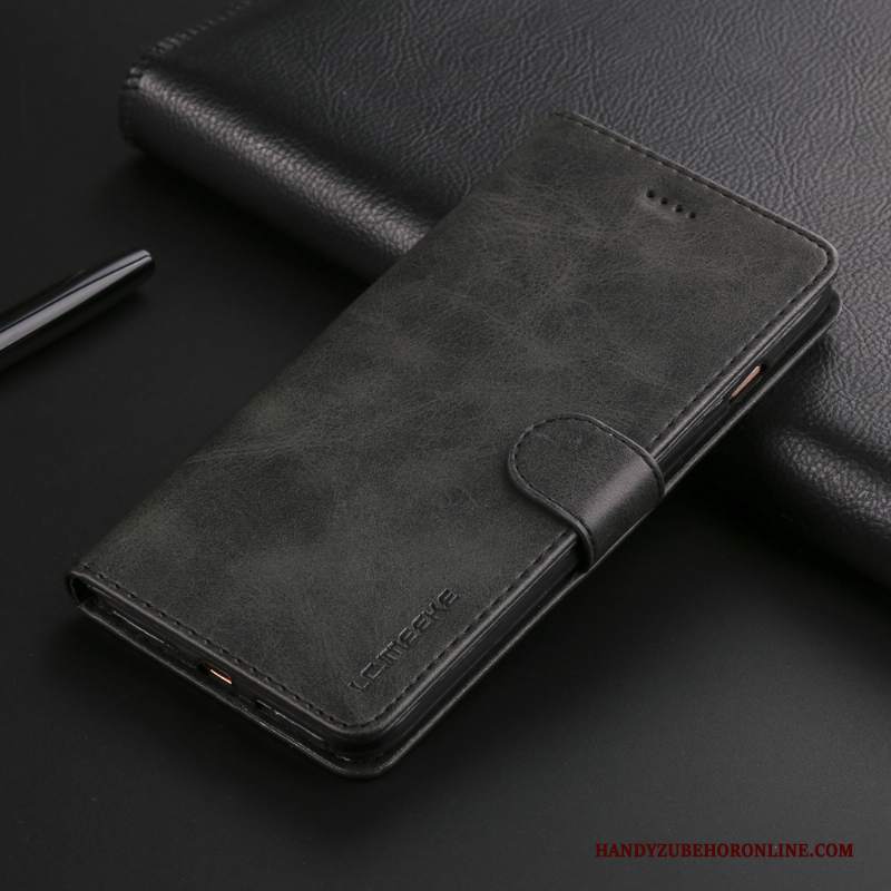 Custodia iPhone Xr Pelle Telefono Anti-caduta, Cover iPhone Xr Protezione Grigio Tutto Incluso