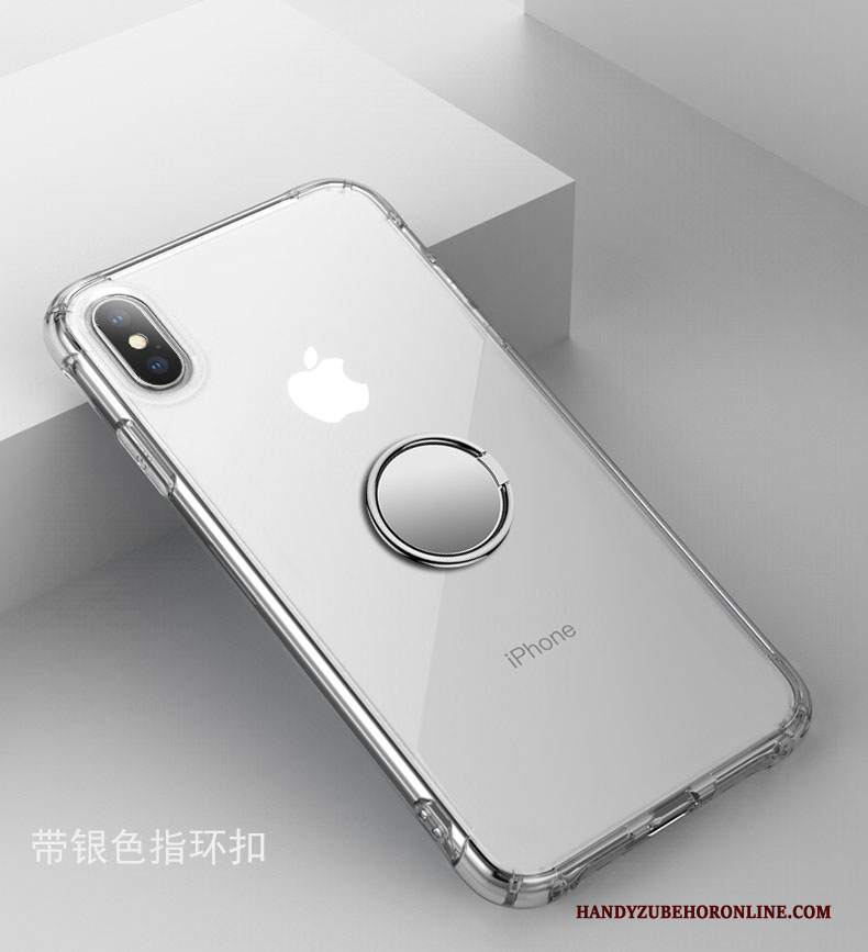 Custodia iPhone Xs Max Protezione Anti-caduta Fibbia, Cover iPhone Xs Max Trasparente Gasbag