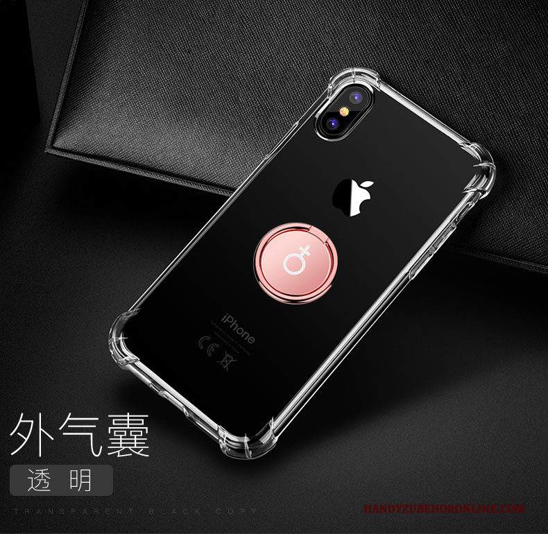 Custodia iPhone Xs Max Protezione Anti-caduta Fibbia, Cover iPhone Xs Max Trasparente Gasbag
