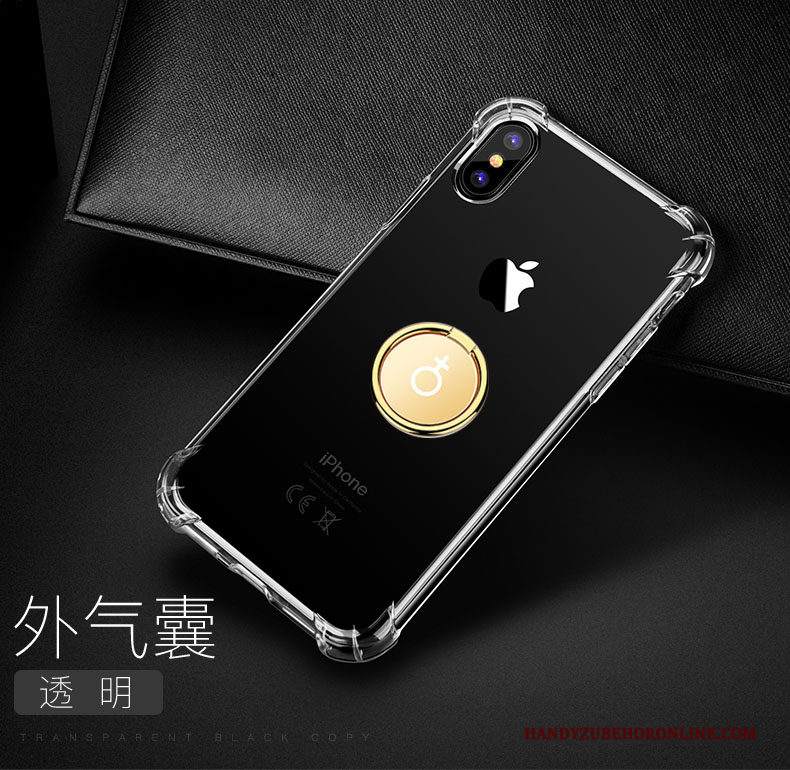 Custodia iPhone Xs Max Protezione Anti-caduta Fibbia, Cover iPhone Xs Max Trasparente Gasbag