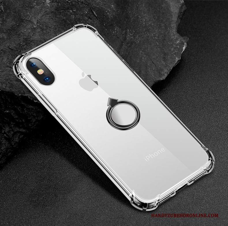 Custodia iPhone Xs Max Protezione Anti-caduta Fibbia, Cover iPhone Xs Max Trasparente Gasbag