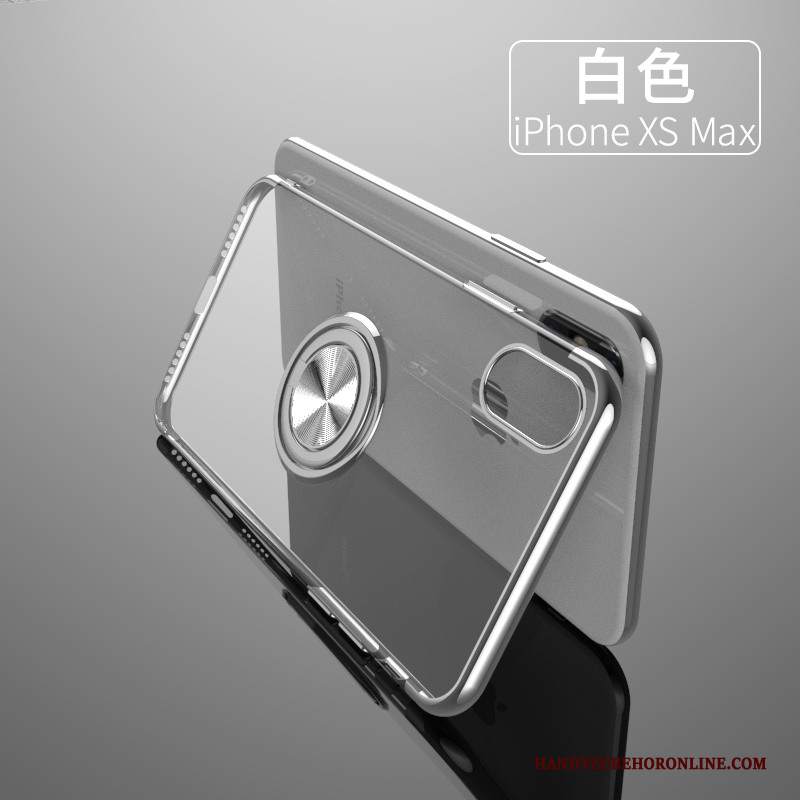 Custodia iPhone Xs Max Silicone Supporto Anti-caduta, Cover iPhone Xs Max Protezione Telefono Nuovo