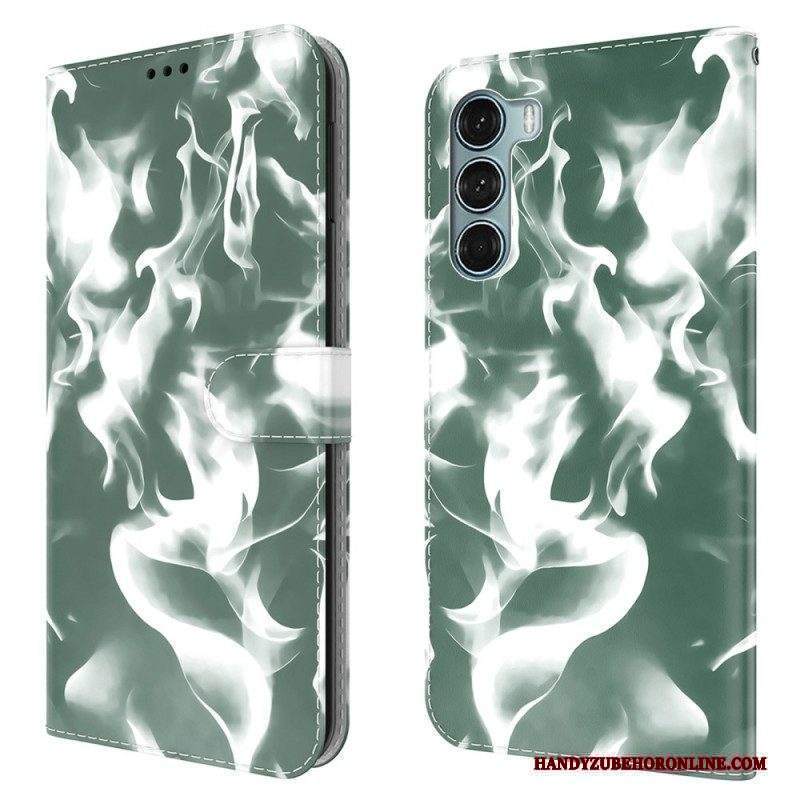 Custodia in pelle Moto G200 5G Modello Astratto