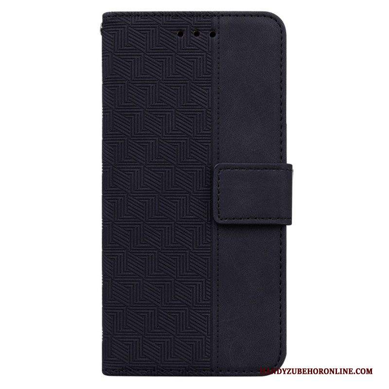 Custodia in pelle Samsung Galaxy A13 Modello Con Cinturino