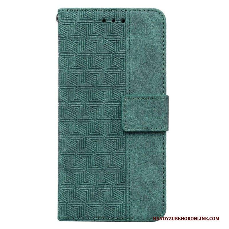Custodia in pelle Samsung Galaxy A14 / A14 5G Modello Con Cinturino