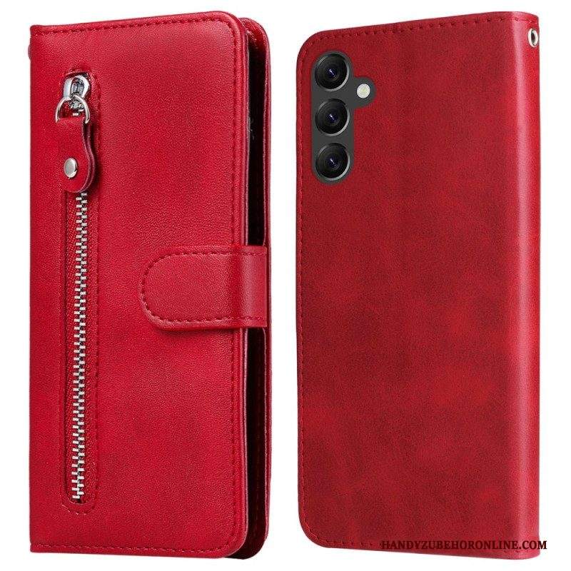 Custodia in pelle Samsung Galaxy A14 / A14 5G Portafoglio