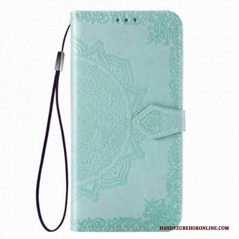 Custodia in pelle Samsung Galaxy A51 5G Mandala Medioevo