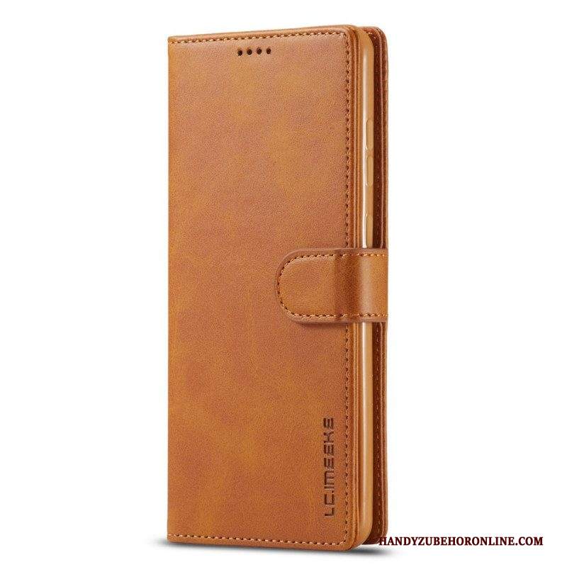 Custodia in pelle Samsung Galaxy A53 5G Lc.imeeke Effetto Pelle