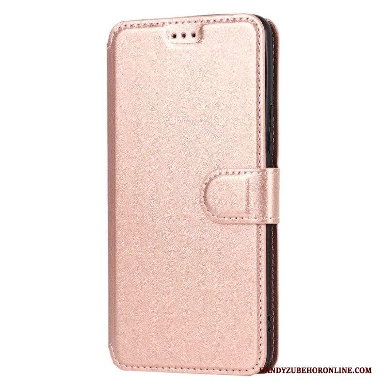 Custodia in pelle Samsung Galaxy A53 5G Stile Retrò In Pelle
