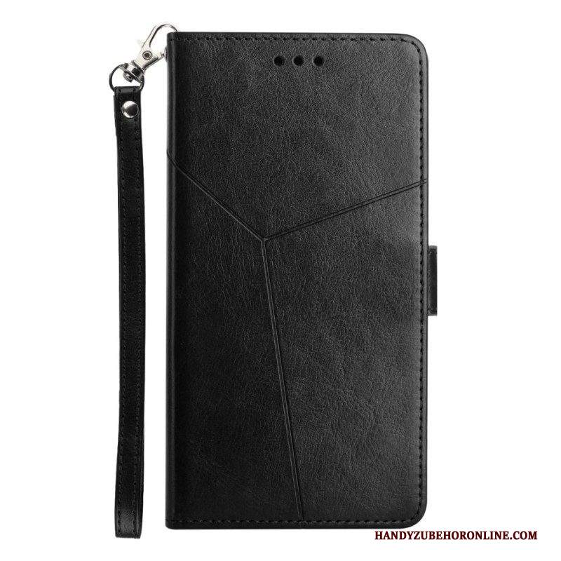 Custodia in pelle Samsung Galaxy M13 Design Y In Pelle Stile