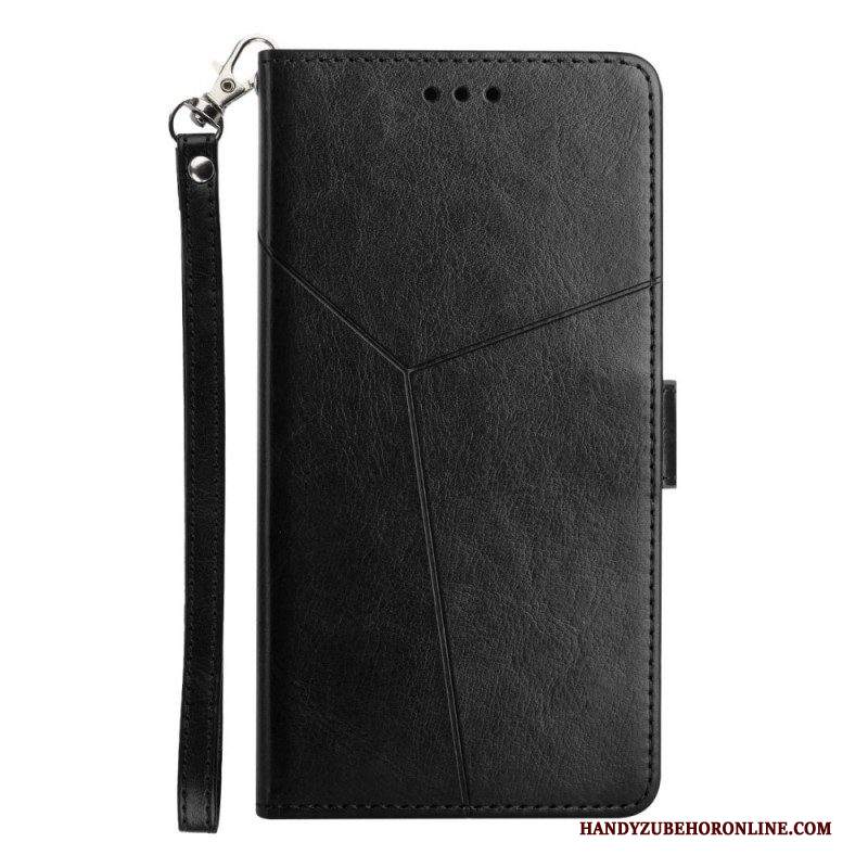 Custodia in pelle Samsung Galaxy M23 5G Design Y In Pelle Stile