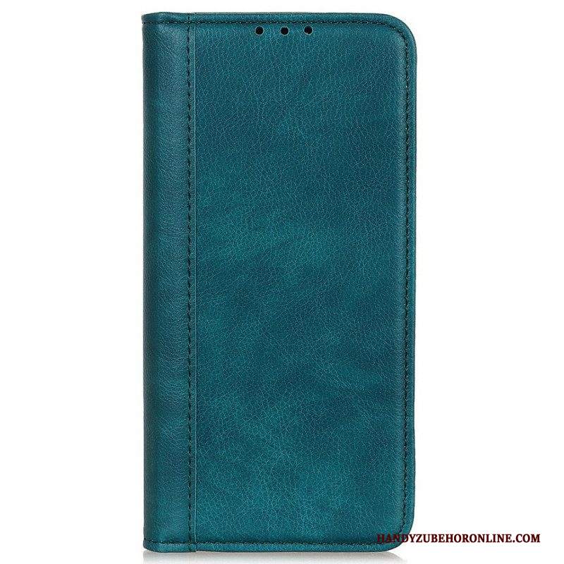 Custodia in pelle Samsung Galaxy M33 5G Crosta Di Cuoio Litchi