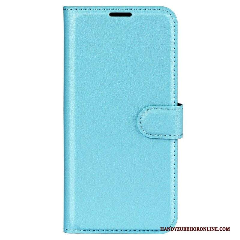 Custodia in pelle Samsung Galaxy M33 5G Stile In Pelle Litchi