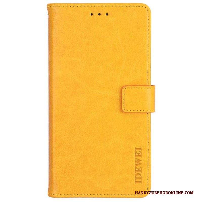 Custodia in pelle Samsung Galaxy M52 5G Similpelle Idewei