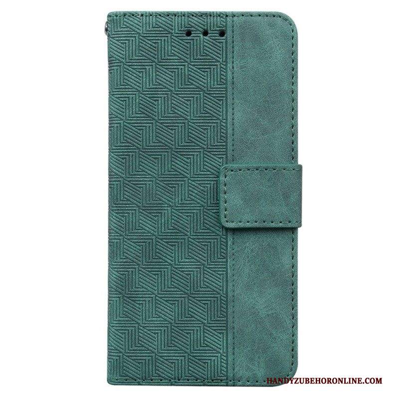 Custodia in pelle Samsung Galaxy M53 5G Modello Con Cinturino