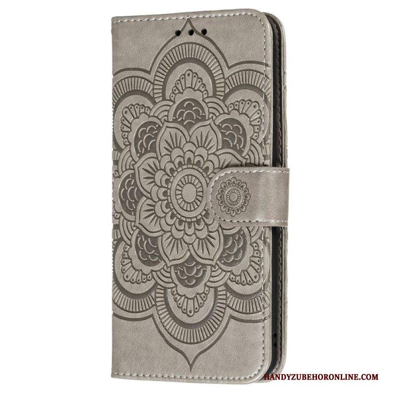 Custodia in pelle Samsung Galaxy S22 Plus 5G Mandala Completo
