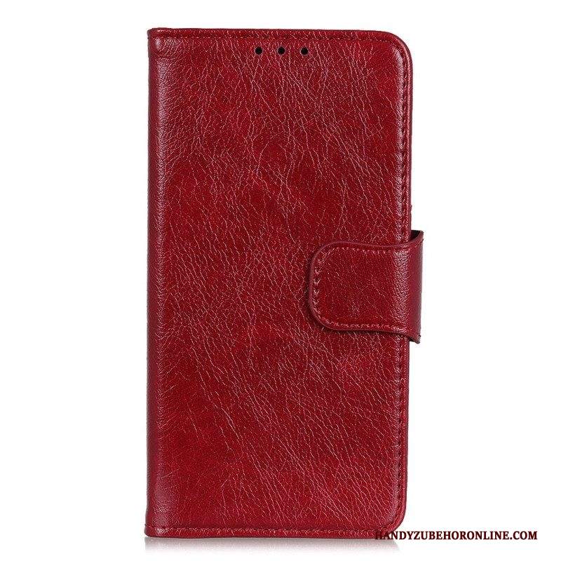 Custodia in pelle Samsung Galaxy S23 5G Crosta Di Nappa