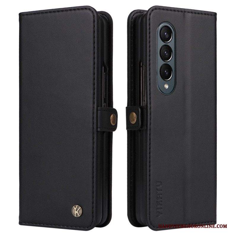 Custodia in pelle Samsung Galaxy Z Fold 4 Yikatu Yk-001