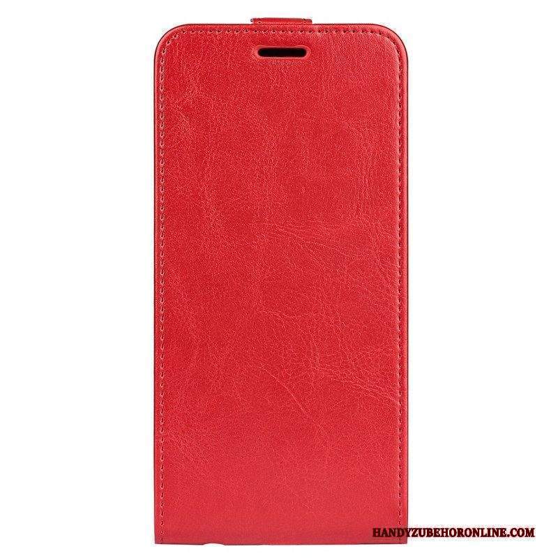 Custodia in pelle Xiaomi 12 Pro Folio Cover Ribalta Verticale Effetto Pelle