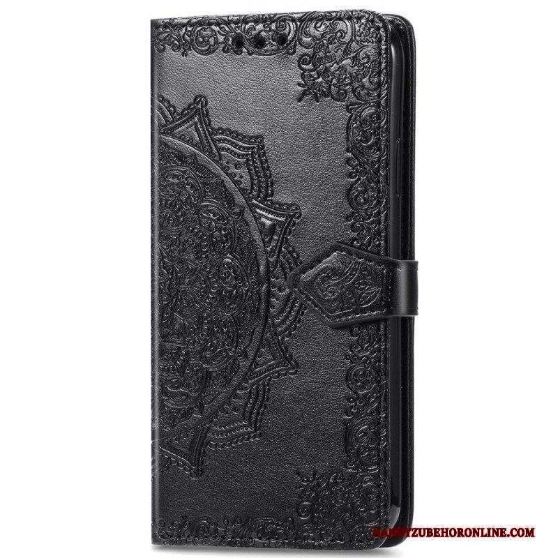 Custodia in pelle Xiaomi 12 Pro Mandala Medioevo