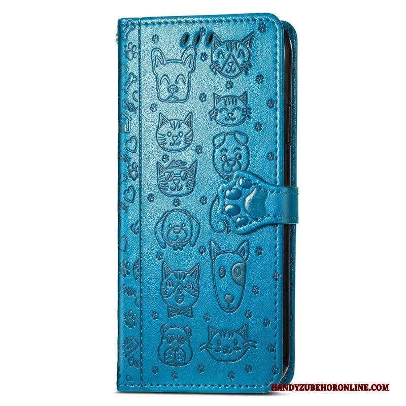 Custodia in pelle Xiaomi 12T / 12T Pro Animali Perizoma