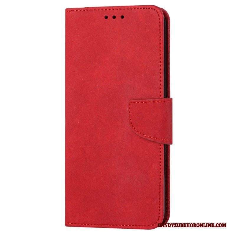 Custodia in pelle Xiaomi 12T / 12T Pro Cinturino Effetto Pelle Tinta Unita