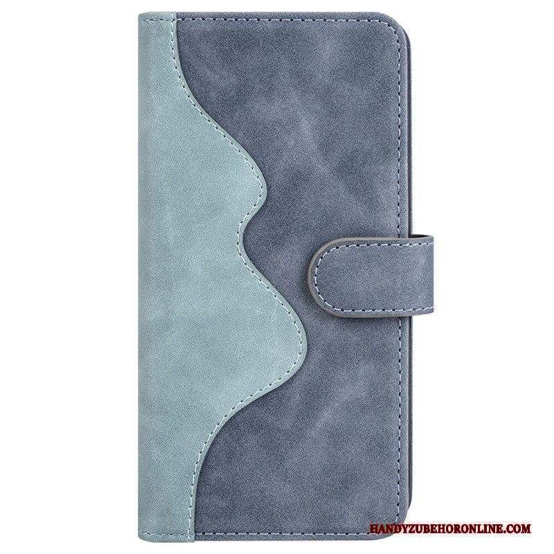 Custodia in pelle Xiaomi 12T / 12T Pro Elegante Bicolore