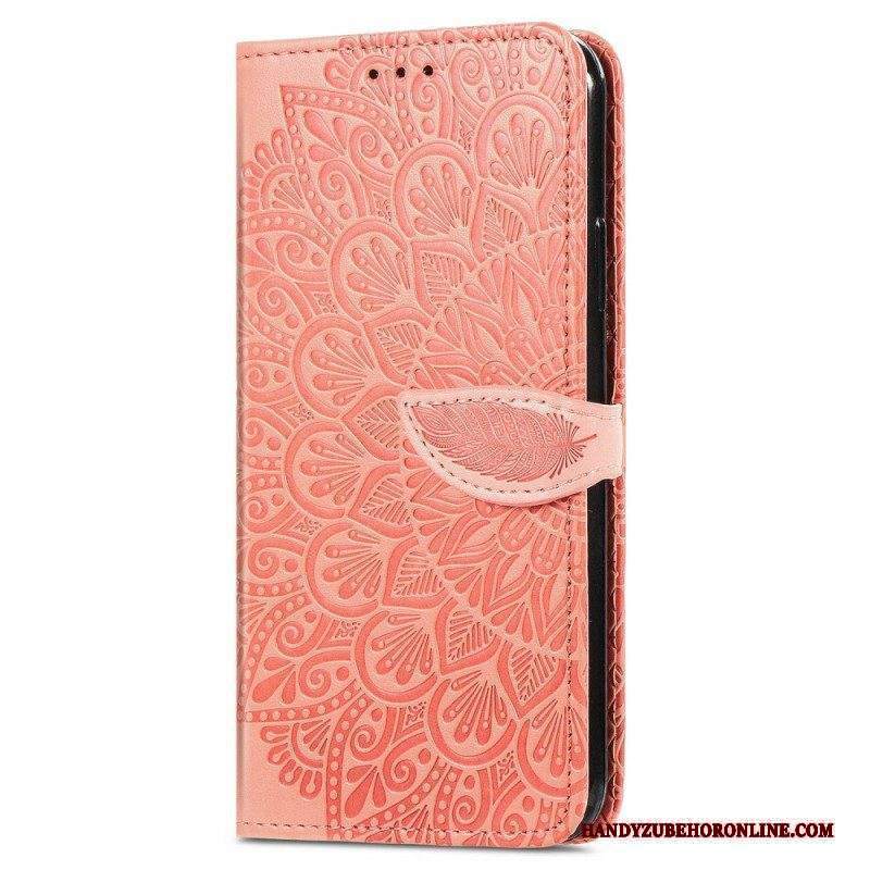 Custodia in pelle Xiaomi 12T / 12T Pro Foglie Tribali
