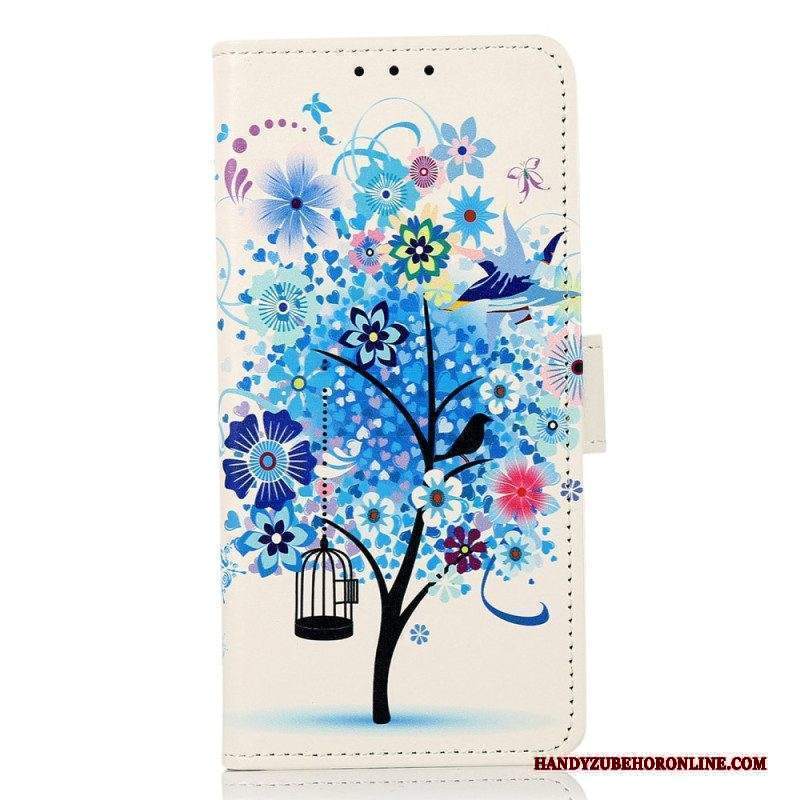 Custodia in pelle Xiaomi 13 Lite Albero In Fiore
