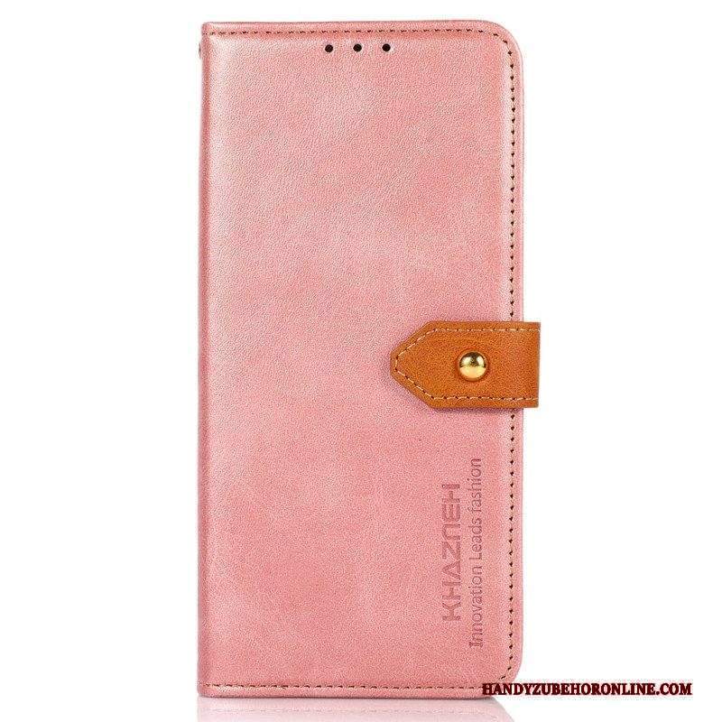 Custodia in pelle Xiaomi 13 Lite Con Cinturino Khazneh