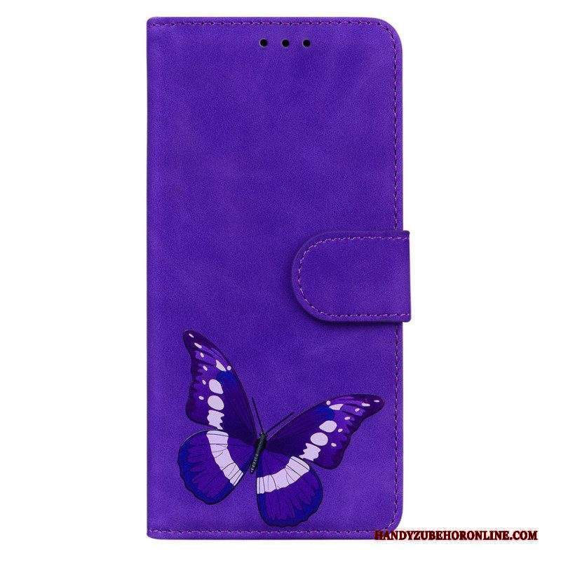 Custodia in pelle Xiaomi 13 Pro Disegno A Farfalla