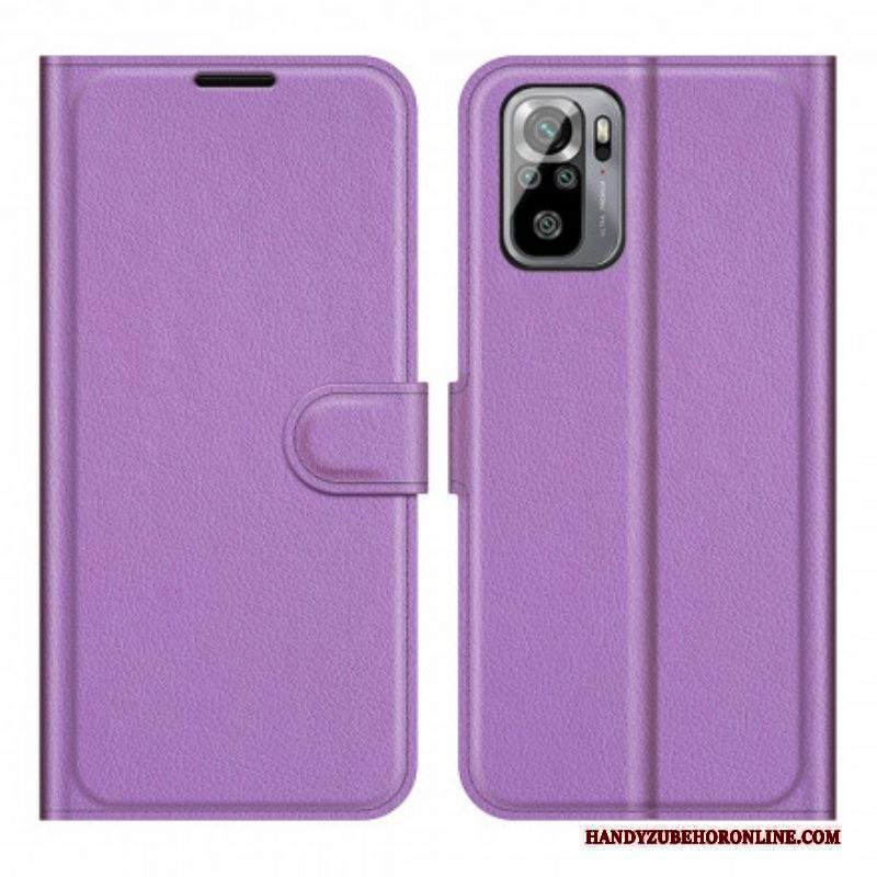 Custodia in pelle Xiaomi Redmi Note 10 / 10S Chiusura Magnetica In Pelle Stile