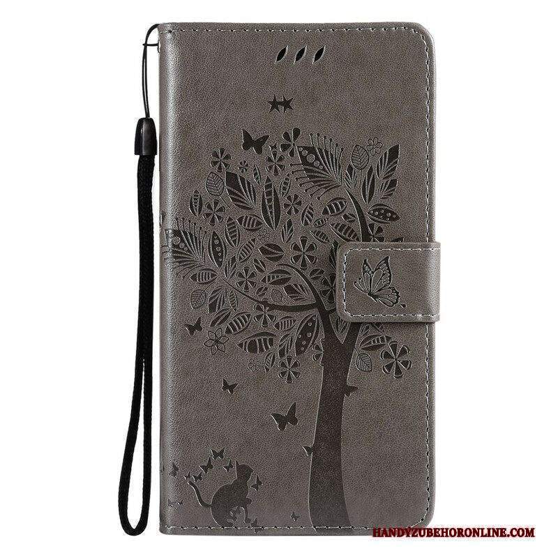Custodia in pelle Xiaomi Redmi Note 10 5G Cordino Sogno Ad Occhi Aperti