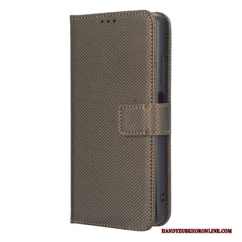 Custodia in pelle Xiaomi Redmi Note 12 Pro Plus Elegante Finta Pelle Con Cinturino