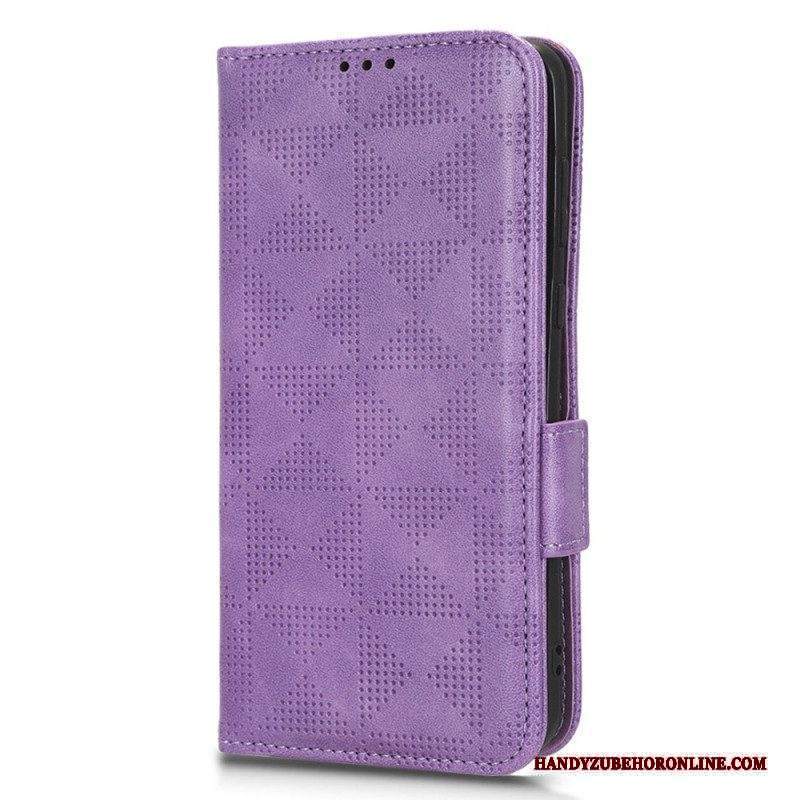 Folio Cover Huawei P60 Pro Triangoli Con Cinturino