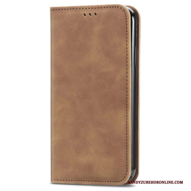 Folio Cover Samsung Galaxy A13 Custodia in pelle Disegno D'epoca