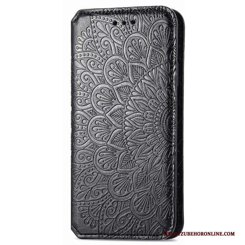 Folio Cover Samsung Galaxy A13 Custodia in pelle Mandala