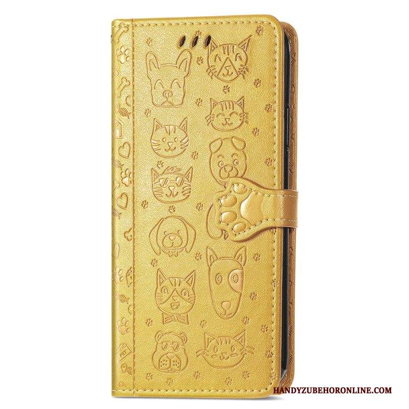 Folio Cover Samsung Galaxy A14 / A14 5G Animali Animati