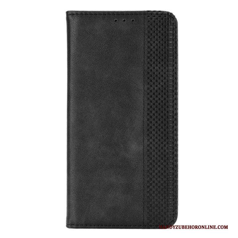Folio Cover Samsung Galaxy A14 / A14 5G Custodia in pelle Classico D'epoca