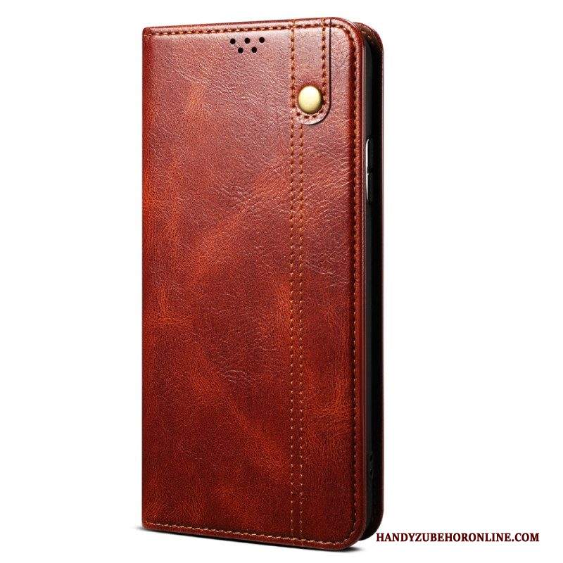 Folio Cover Samsung Galaxy A54 5G Custodia in pelle Cera