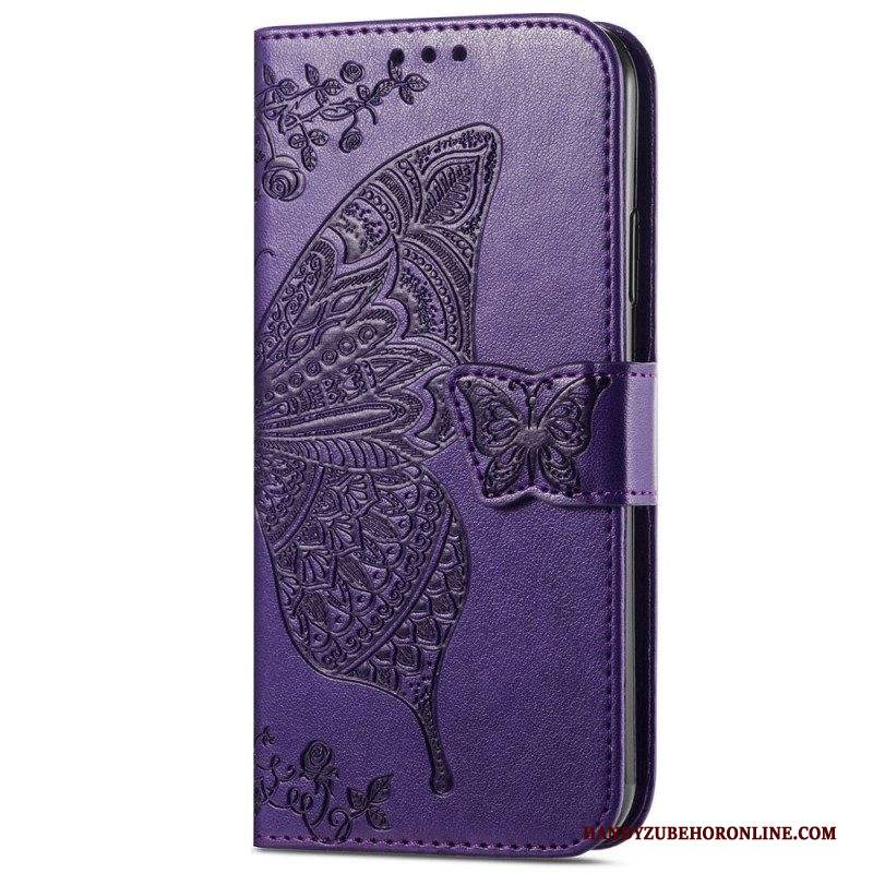 Folio Cover Samsung Galaxy A54 5G Farfalla Barocca