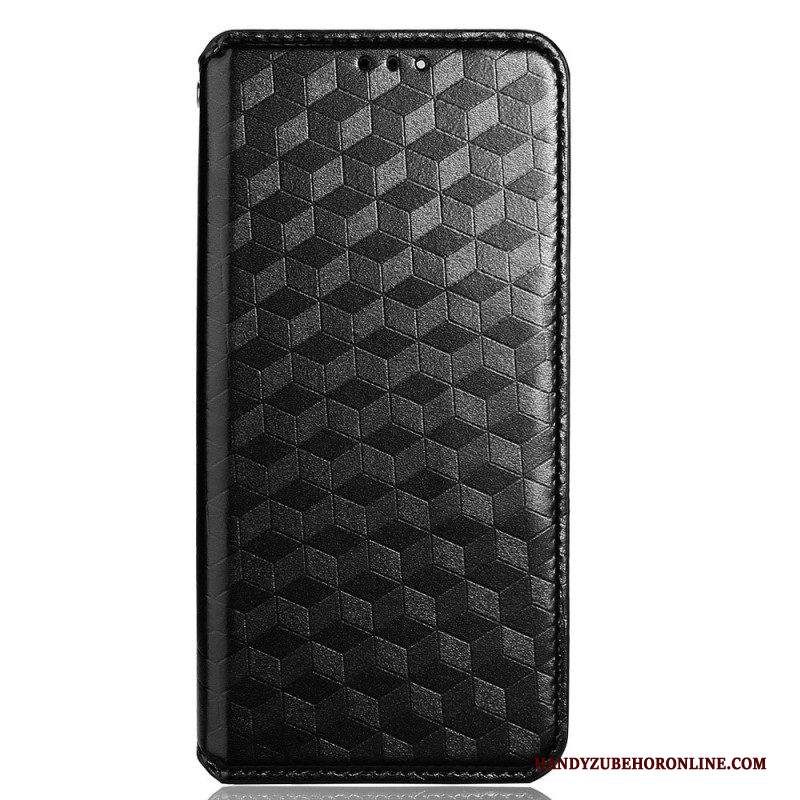 Folio Cover Samsung Galaxy M13 Custodia in pelle Cubi 3d